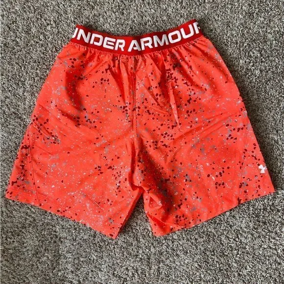 Under Armour Woven Adapt Shorts Orange (Radio Red) - Picture 7 of 9